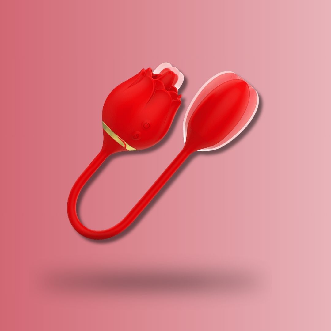 Stimolatore clitoride - Rosa rossa - Mia vienna